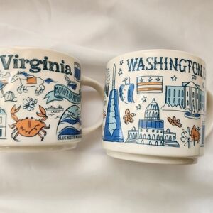 Starbucks Been There series, Virginia, Washington DC mugs